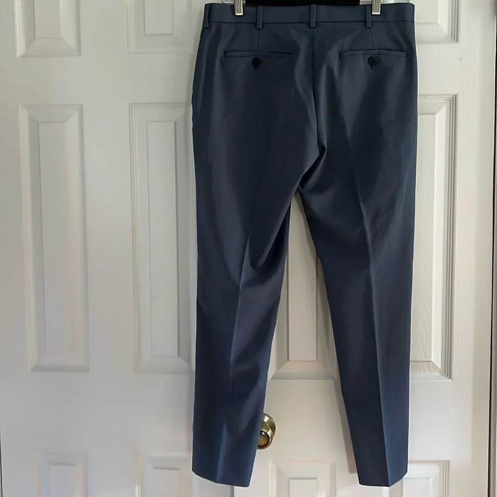 Van Heusen Flex Classic Blue  Slim Dres Pants